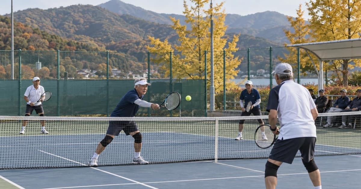 시니어 테니스대회 연령별 신청 수 - 2026 KSTF 랭킹대회 25개를 세어 보니 65세부가 최다, 75세부는 금배 신청이 더 많고 90세부도 열렸다