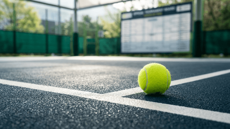 성남시장배 테니스대회 테니스 코트 전경