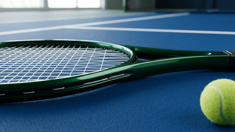 윌슨 블레이드 v10 포디움 그린 컬러와 라켓 디자인