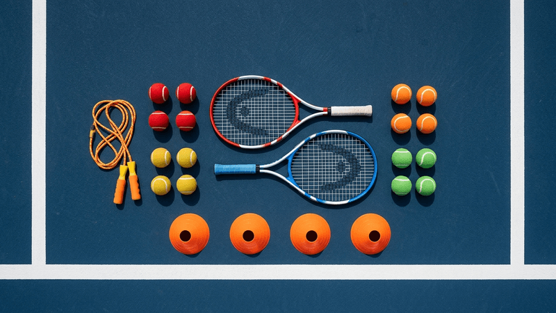 매직테니스 체험교실 코트 전경